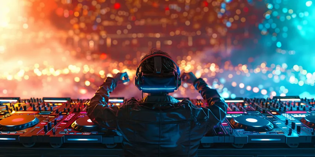 DJ playing music