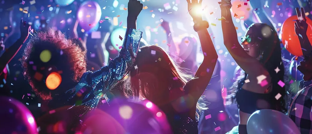 People dancing at a party